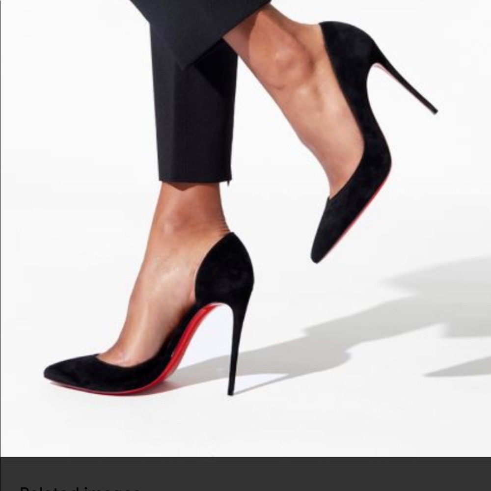 Christian Louboutin Iriza Sz40 d’Orsay Pump Black